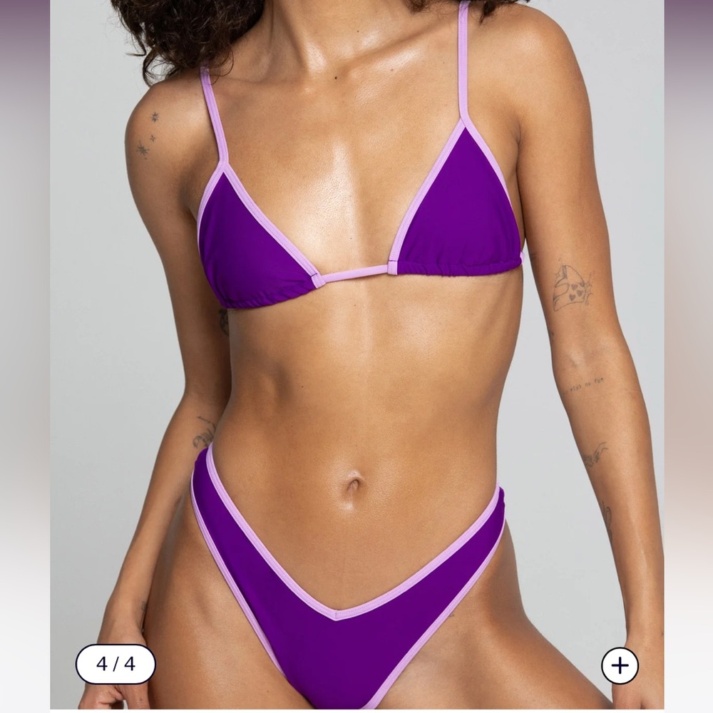 Bright Swimwear Purple Bikini
